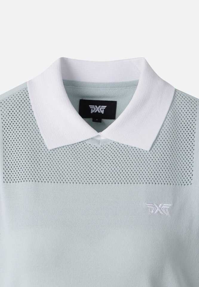 PXG 여성 여름 시스루 숏 슬리브 니트(2color)