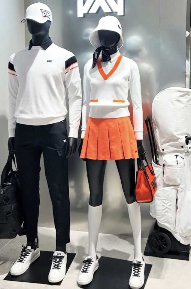 PXG 여성 V 넥 니트 베스트(2color)