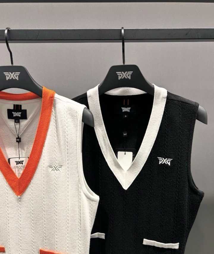 PXG 여성 V 넥 니트 베스트(2color)