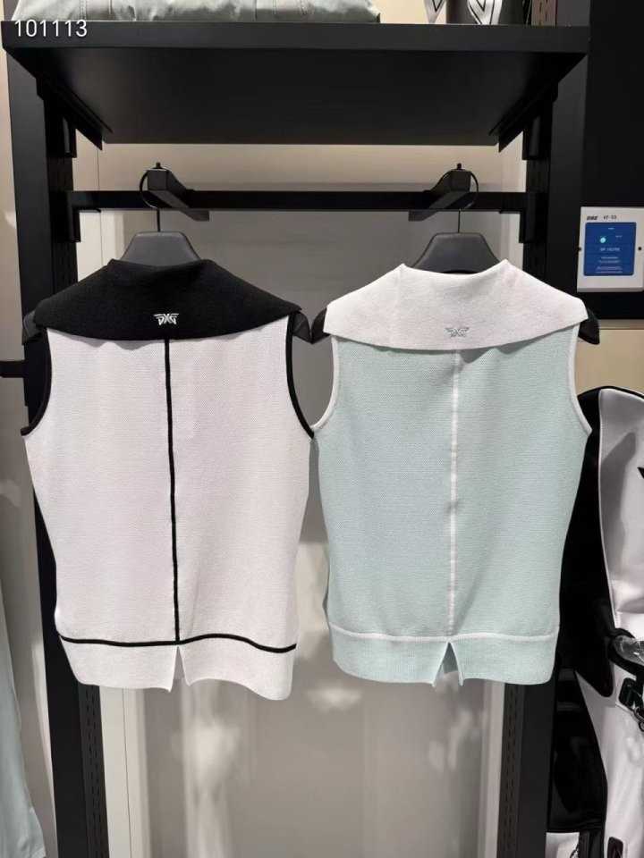 PXG 여성 여름 카라 니트 베스트(2color)
