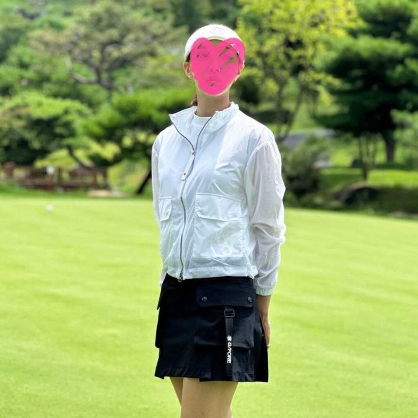 지포어 여성 퍼포레이티드 윈드브레이커(2color)