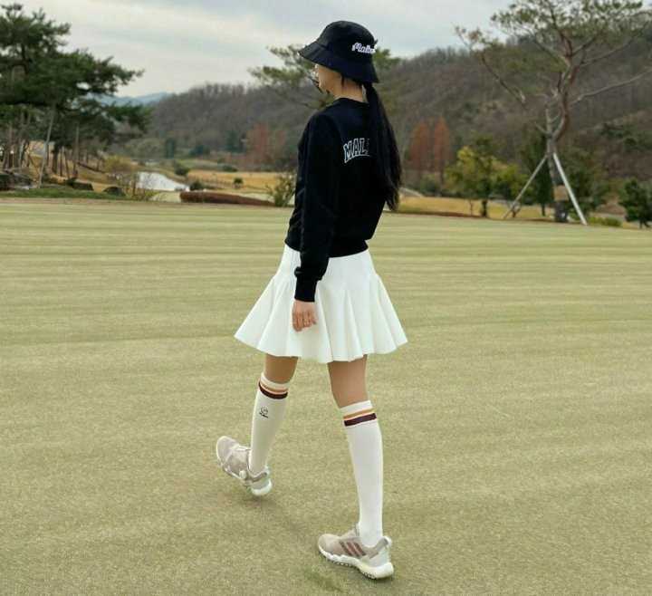 말본 여성 Buckets 크루넥 플리스 티셔츠(3color)