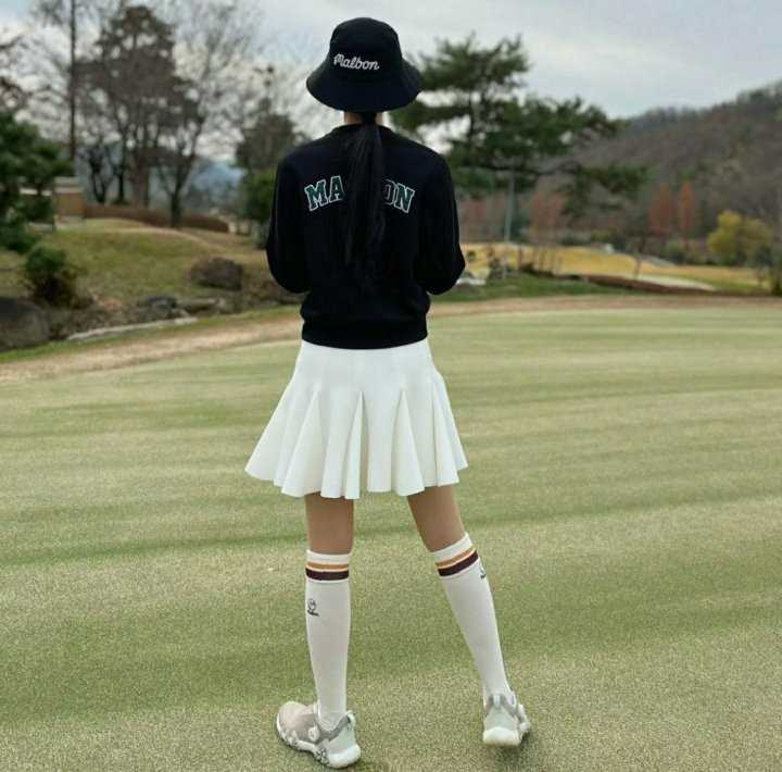 말본 여성 Buckets 크루넥 플리스 티셔츠(3color)