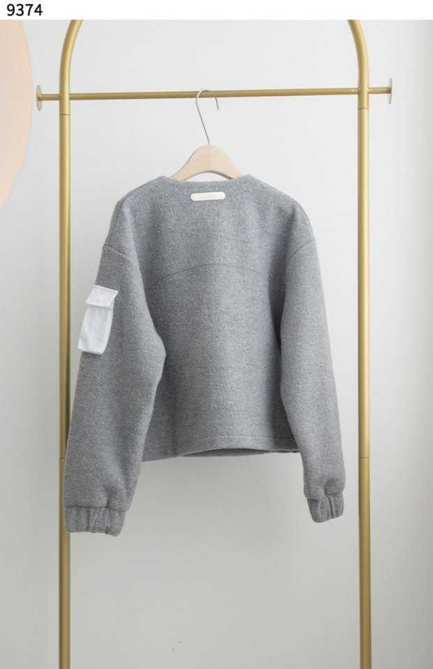 지포어 여성 BOUCLE QUARTER ZIP