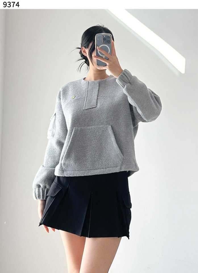 지포어 여성 BOUCLE QUARTER ZIP