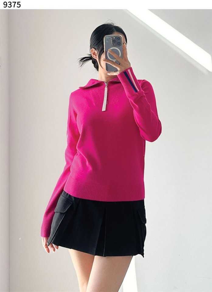 지포어 여성 WOOL CASHMERE HALF ZIPUP(2color)