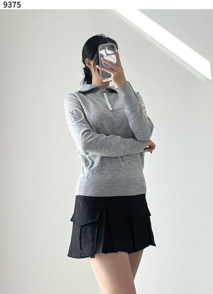 지포어 여성 WOOL CASHMERE HALF ZIPUP(2color)