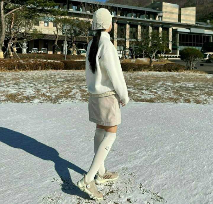 말본 여성 플리스 하프집업 티셔츠(2color)