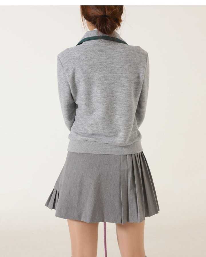 말본 수입 하이넥 집업 방풍 가디건(2color)