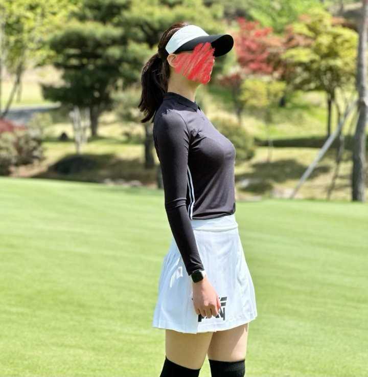 PXG 우먼 썸머 BACK ZIP 쿨 롱슬리브 티셔츠(2color)