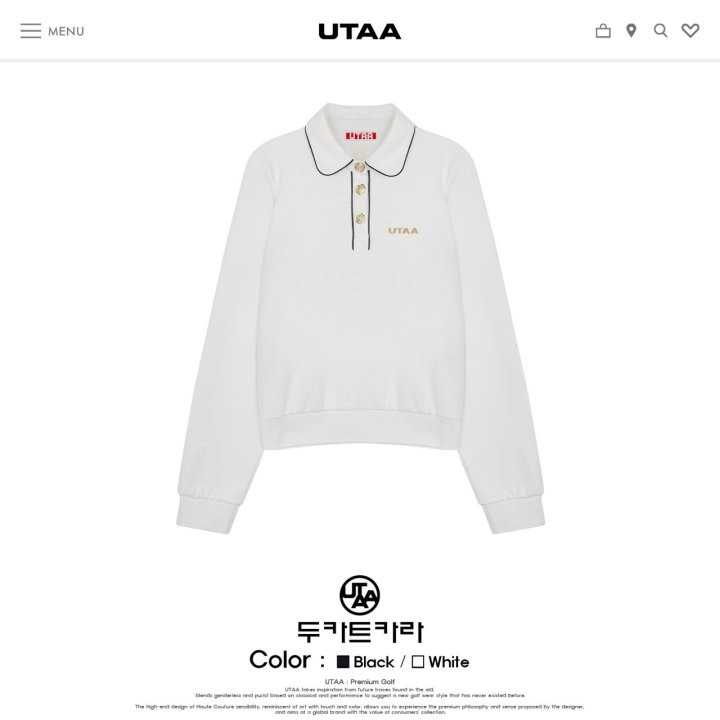 유타 여성 두카트 카라 골프셔츠(2color)