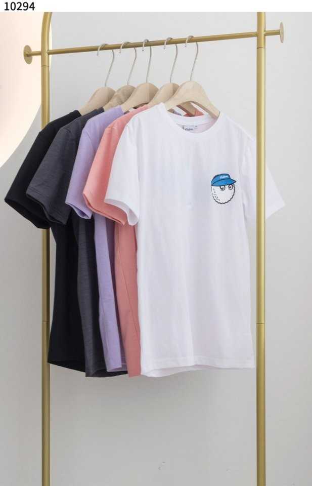 말본 남여공용 버킷 라운드 반팔 티셔츠(5color)