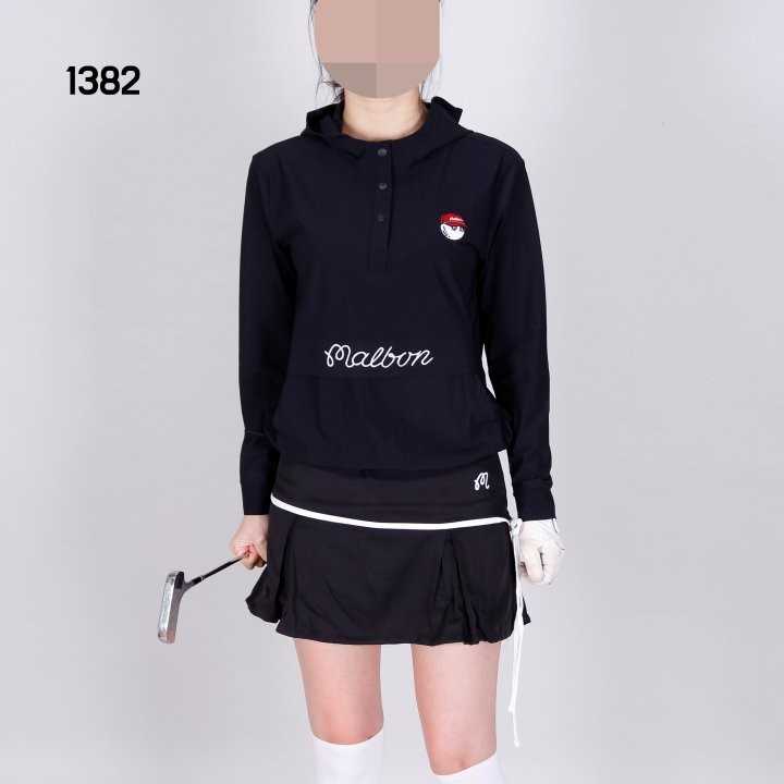 말본 여자 1382 유틸리티 후드 맨투맨(2color)