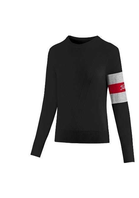 타이틀리스트 여성 라운드넥 스웨터(3color)