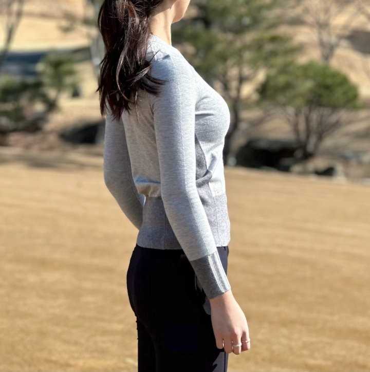 지포어 여성 캐시미어 라운드 가디건(3color)