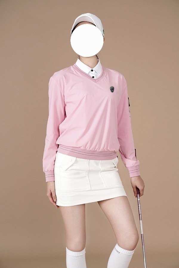 어메이징크리 여성 펀칭 브이넥 아우터(3color)