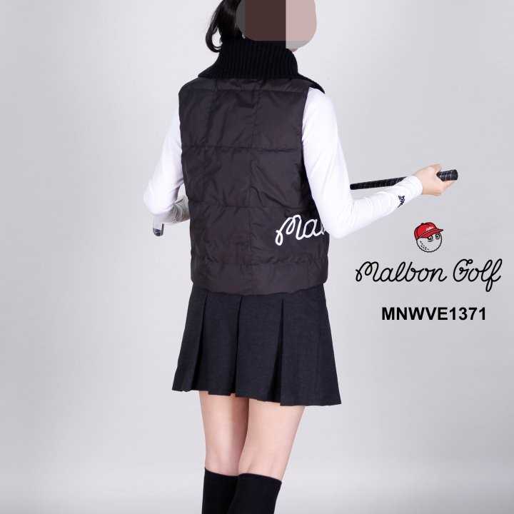 말본 여자 MNWVE1371 덕다운 니트 카라 조끼 베스트(2color)