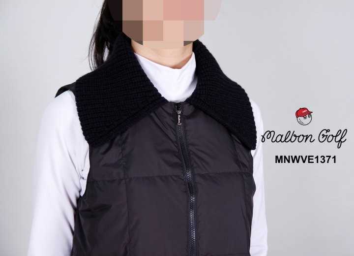 말본 여자 MNWVE1371 덕다운 니트 카라 조끼 베스트(2color)