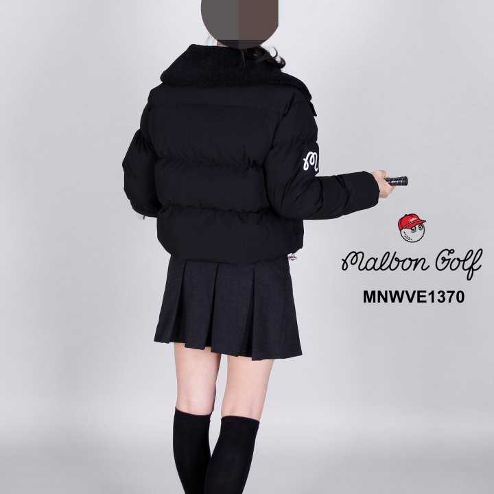 말본 여자 MNWVE1370 양털 카라 숏패딩 점퍼
