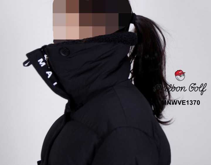 말본 여자 MNWVE1370 양털 카라 숏패딩 점퍼