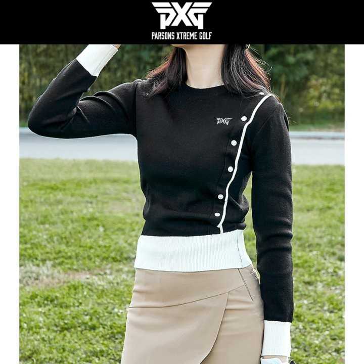 PXG 사이드 단추 라운드긴팔(2color)