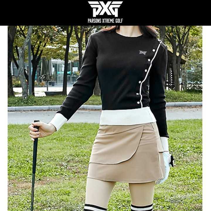PXG 사이드 단추 라운드긴팔(2color)