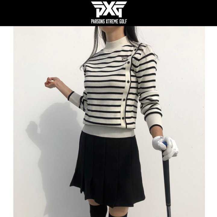 PXG 단가라 니트 반목긴팔(2color)
