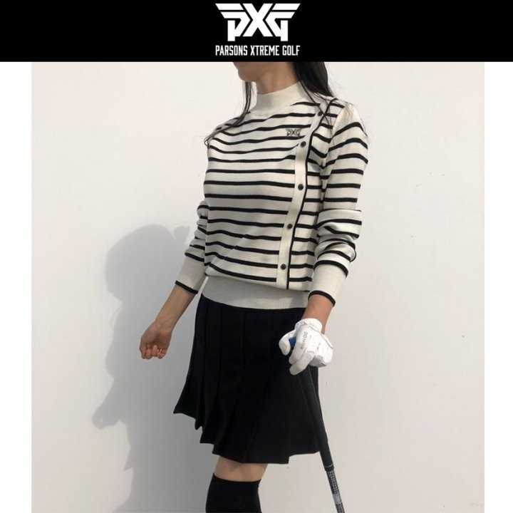 PXG 단가라 니트 반목긴팔(2color)