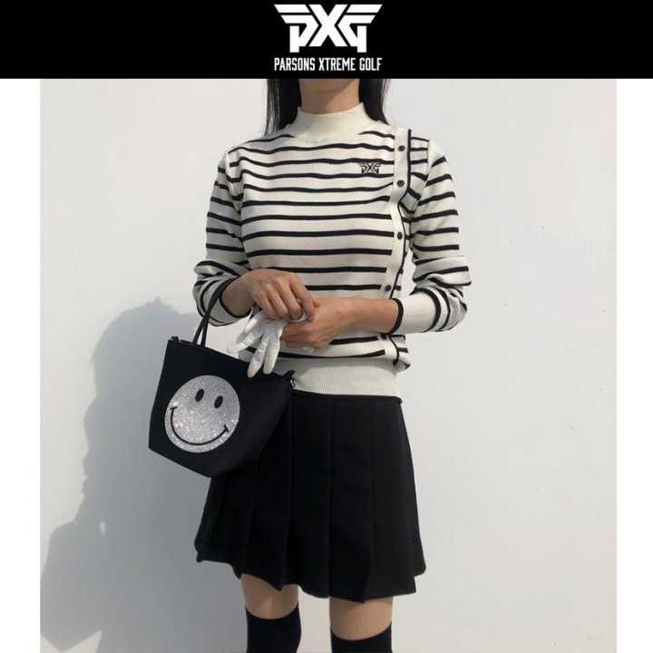 PXG 단가라 니트 반목긴팔(2color)
