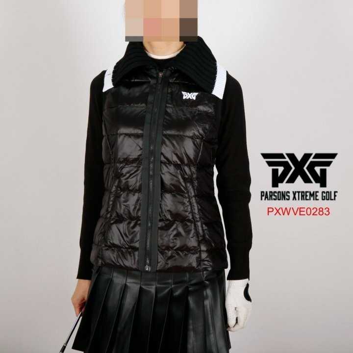 PXG 여자 PXWVE0283 니트 카라 패딩 조끼 베스트(2color)