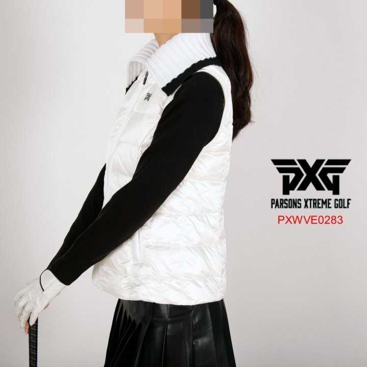 PXG 여자 PXWVE0283 니트 카라 패딩 조끼 베스트(2color)