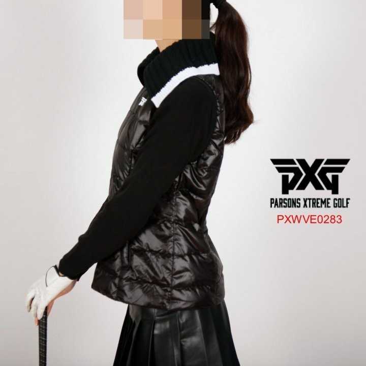 PXG 여자 PXWVE0283 니트 카라 패딩 조끼 베스트(2color)