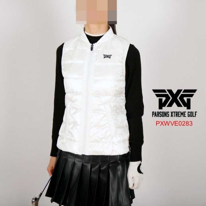 PXG 여자 PXWVE0283 니트 카라 패딩 조끼 베스트(2color)