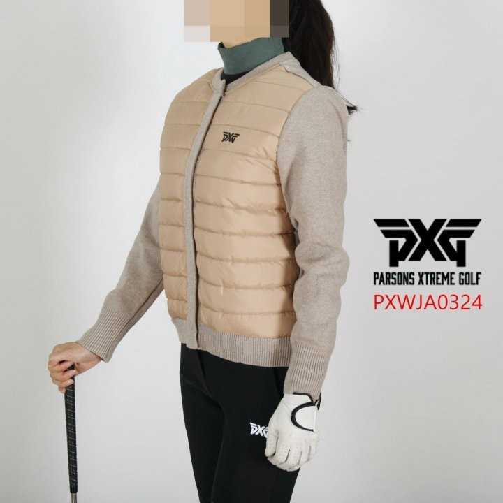 PXG 여자 PXWJA0324 가슴패딩 니트 자켓 가디건(2color)