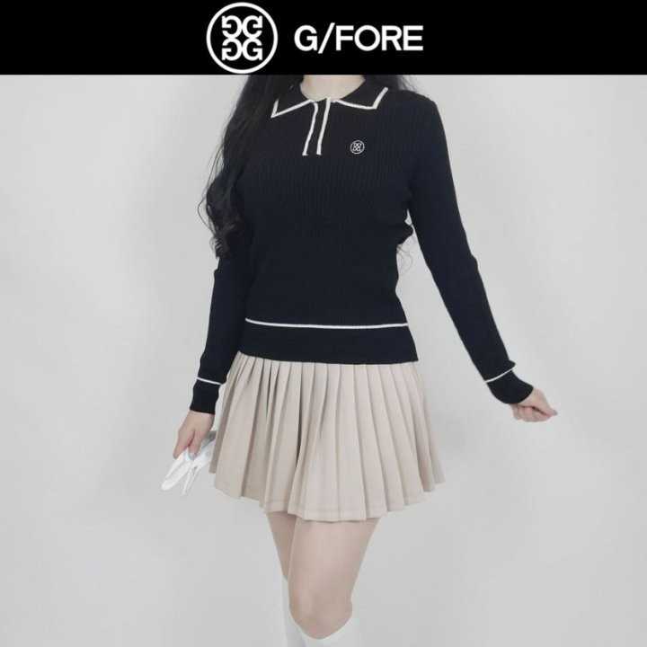 지포어 라인카라 니트 긴팔(3color)