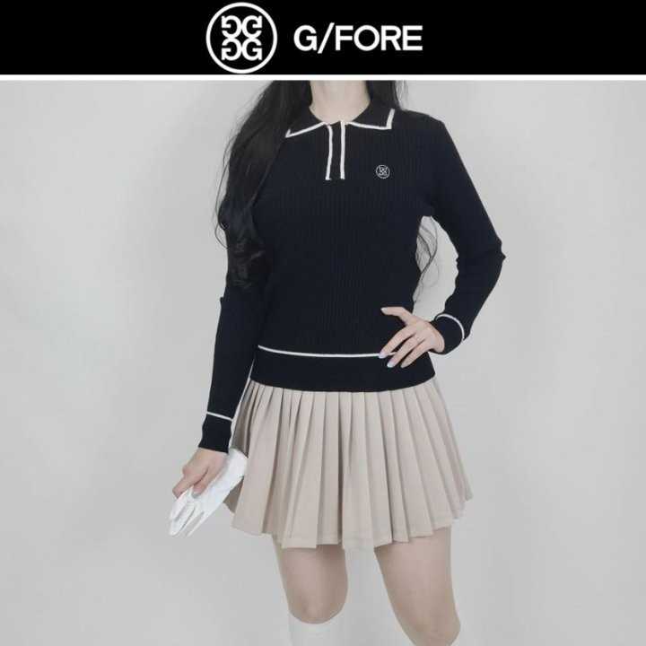 지포어 라인카라 니트 긴팔(3color)