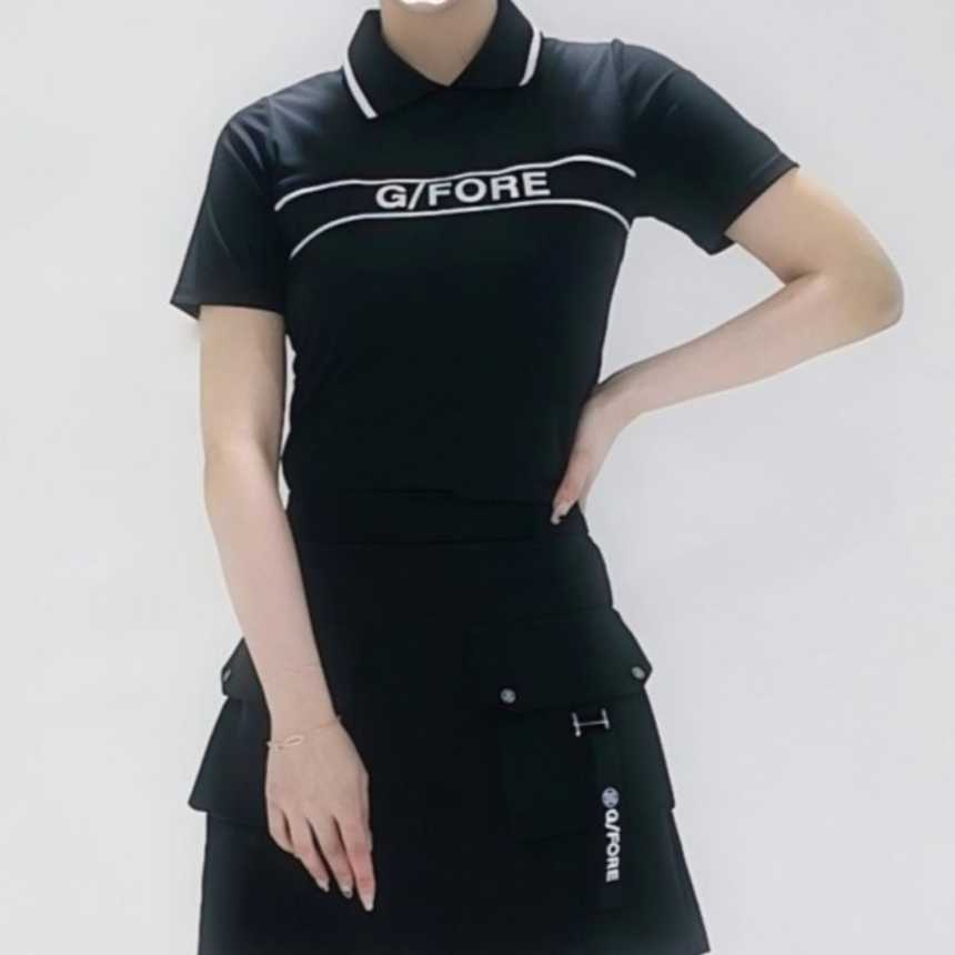 지포어 여성 골지 시보리 카라 셔츠(2color)