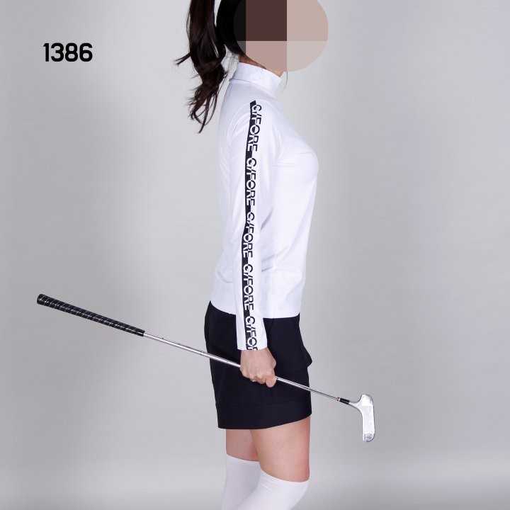 지포어 여자 1386 라인로고 베이스레이어 티셔츠(2color)