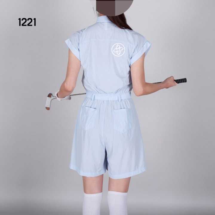 지포어 여자 1221 캡소매 점프수트(2color)