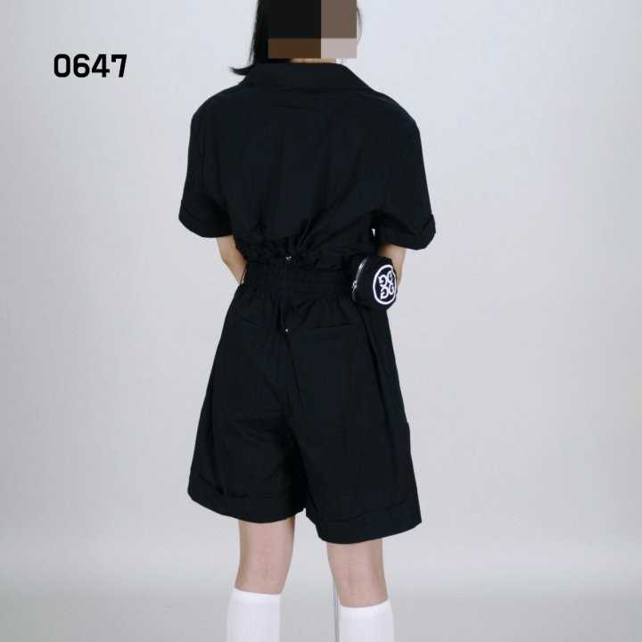 지포어 여자 0647 벨트 점프수트