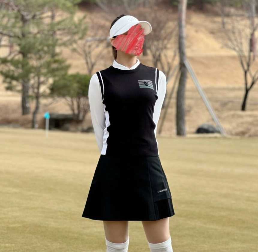 어메이징크리 여성 고스트 니트 베스트(2color)