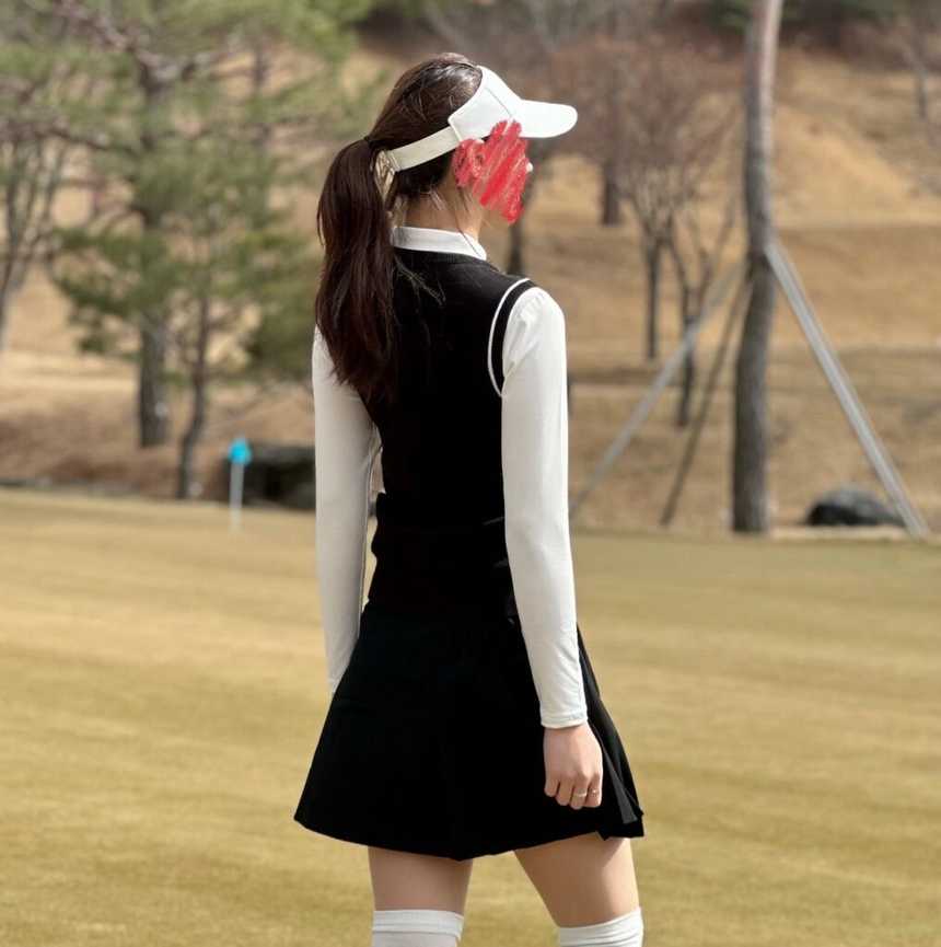 어메이징크리 여성 고스트 니트 베스트(2color)