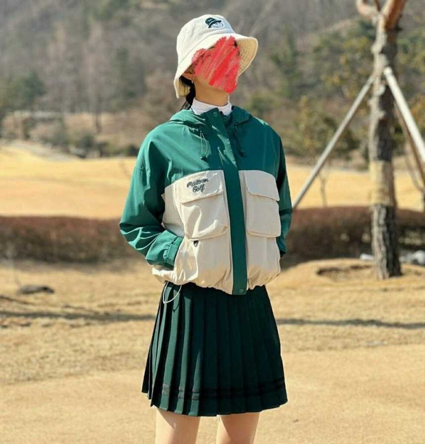말본 여성 Teeing 집업자켓