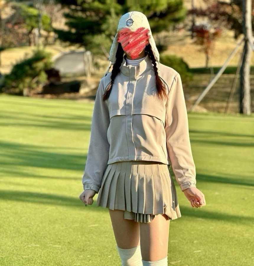 말본 여성 베이직 스윙 볼 파우치 방풍 자켓