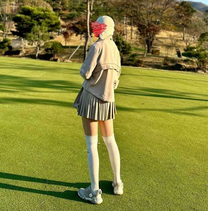말본 여성 베이직 스윙 볼 파우치 방풍 자켓