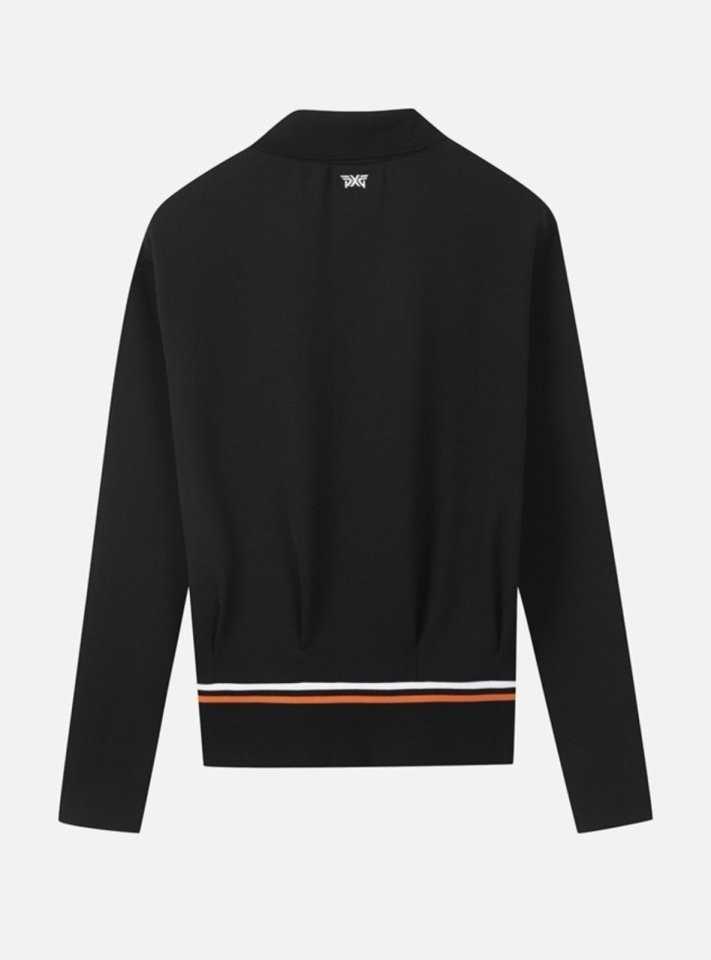 PXG 여성 아워글래스 핏 카라 롱 슬리브 티셔츠(2color)