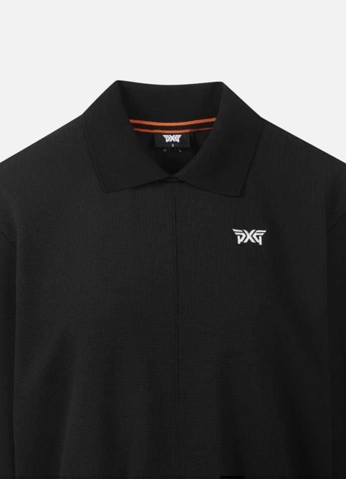 PXG 여성 아워글래스 핏 카라 롱 슬리브 티셔츠(2color)
