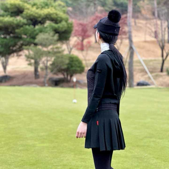 타이틀리스트 여성 우븐 후디 스웨터(2color)