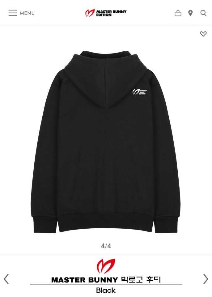 마스터바니 남여공용 빅로고 특양면후디(2color/빅사이즈)
