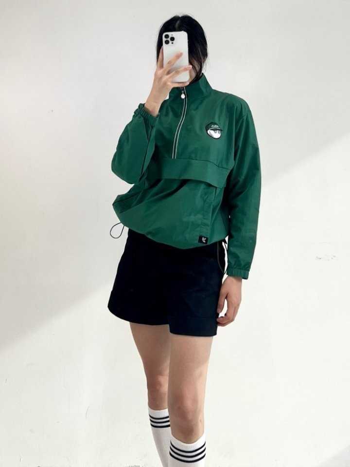 말본 여성 지퍼 포인트 집업(3color)